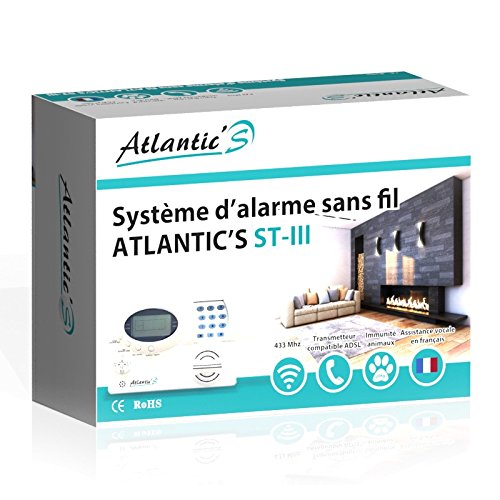 Atlantic’s st iii kit 3 – allarme senza fili per abitazioni Antifurti senza fili per abitazioni