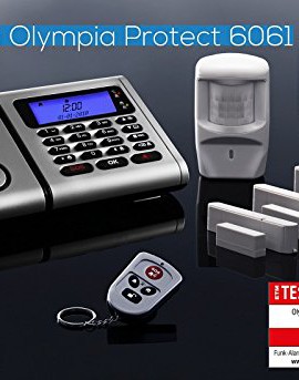 Olympia-Premium-Plus-Set-dallarme-senza-fili-6061-con-2-sensori-di-movimento-funzione-emergenza-e-vivavoce-e-composizione-del-numero-di-telefono-integrata-0