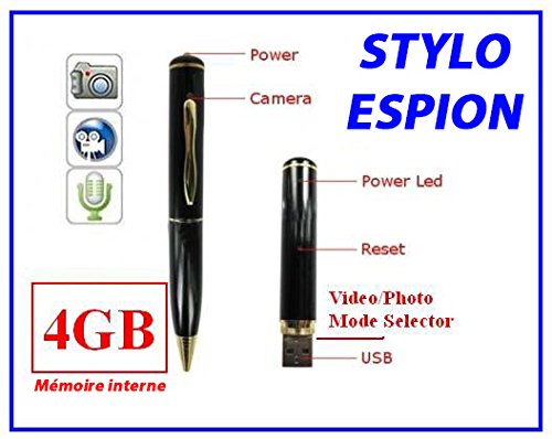 Visionaer--4GB-Penna-spia-Spy-Camera-Cam-videocamera-ad-alta-risoluzione-DVR-telecamera-di-sorveglianza-batteria-integrata-0-0