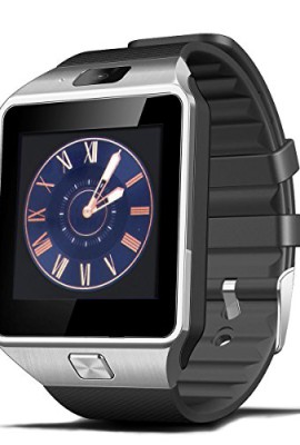 XCSOURCE-2015-Hot-Smart-Watch-DZ09-Orologio-da-Polso-Intelligente-con-Bluetooth-30-NFC-e-Telecamera-Touchscreen-per-AppleiOS-Samsung-Android-HTC-Supporta-Orologio-Smartphone-Sport-SMITF-Nero-AC255-0